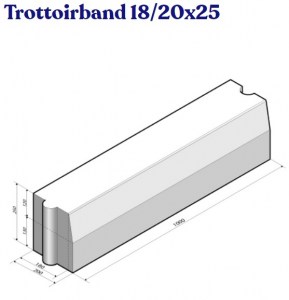 Opsluitband 18/20X25X100cm grijs A. van Elk BV